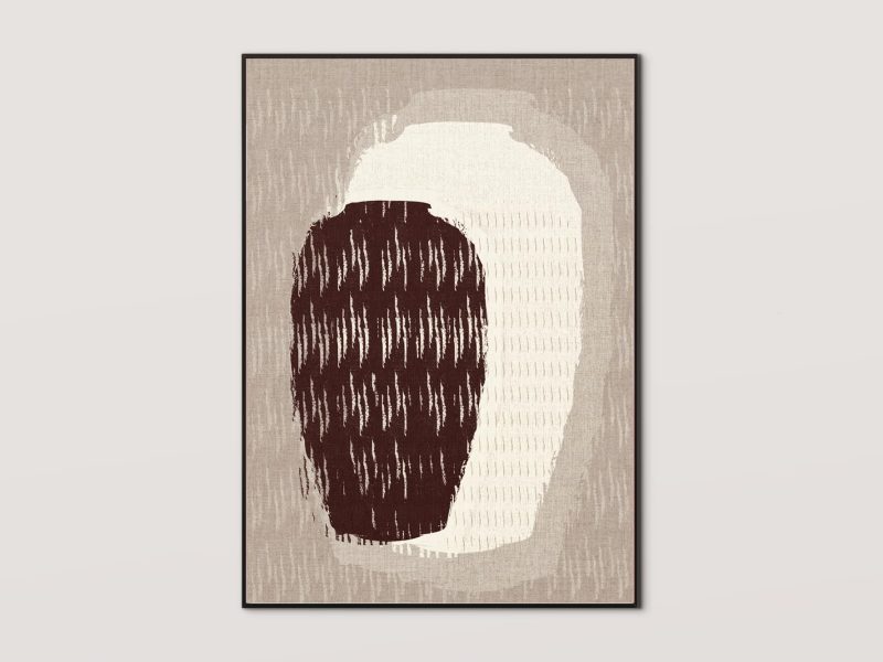 Akoestisch Paneel Vase Brown Two